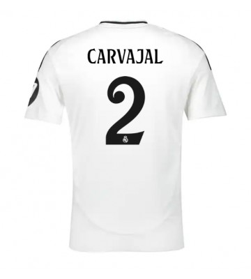 Real Madrid Daniel Carvajal #2 Primera Equipación 2024-25 Manga Corta